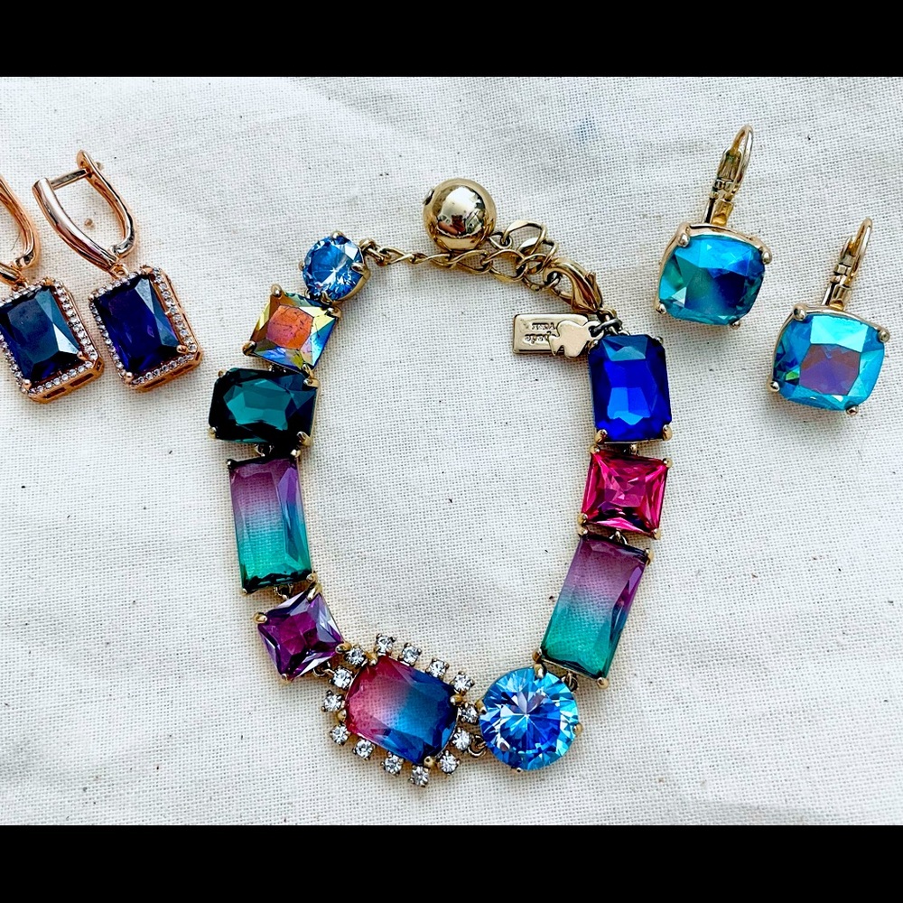 Kate Spade Beautiful Bracelet and 2 Pairs of Earrings